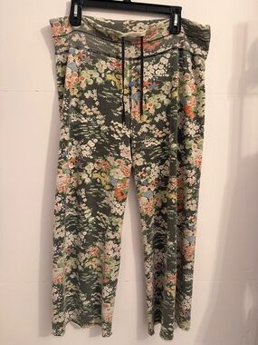 Y2K Vintage Lucky Brand floral print sweat pants size medium
